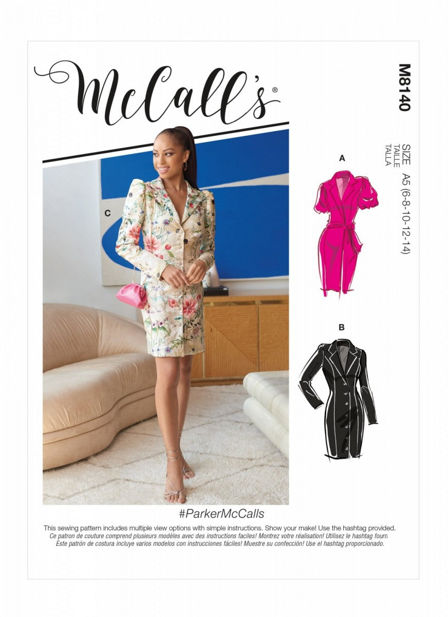 McCalls Dresses M8140