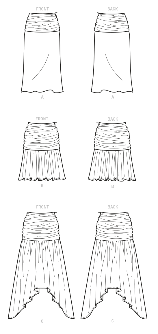 McCalls Skirts M8151