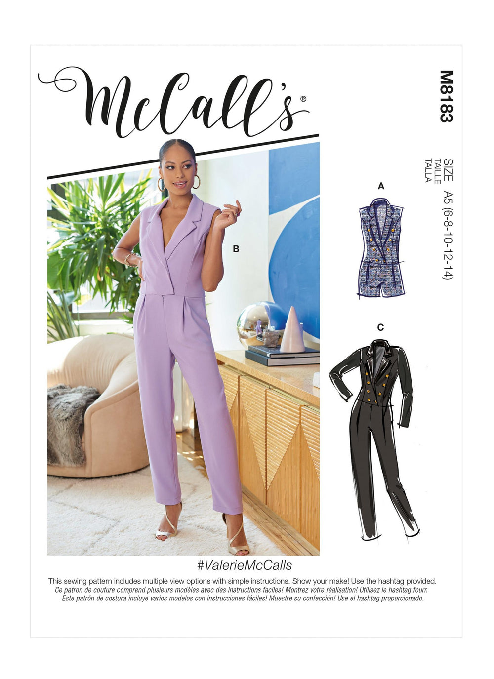 McCalls Jumpsuits M8183