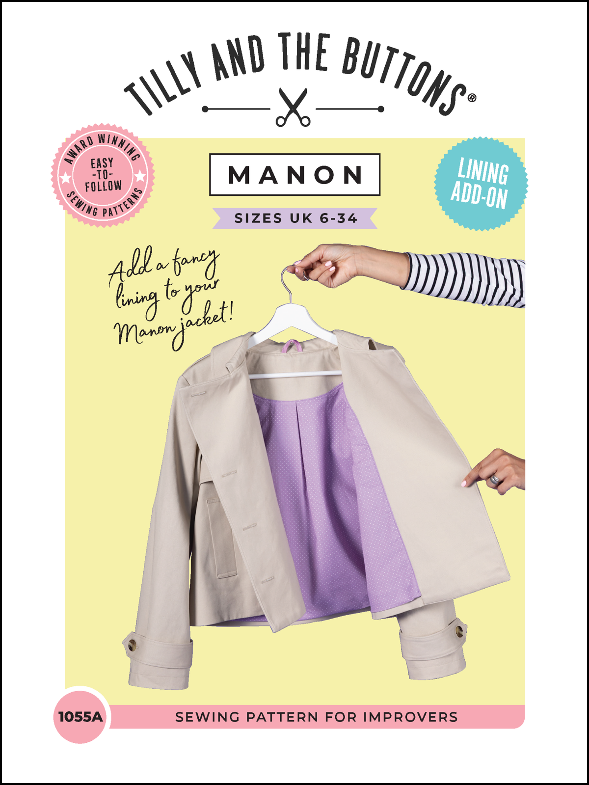 Tilly and the Buttons Manon Lining Add-on