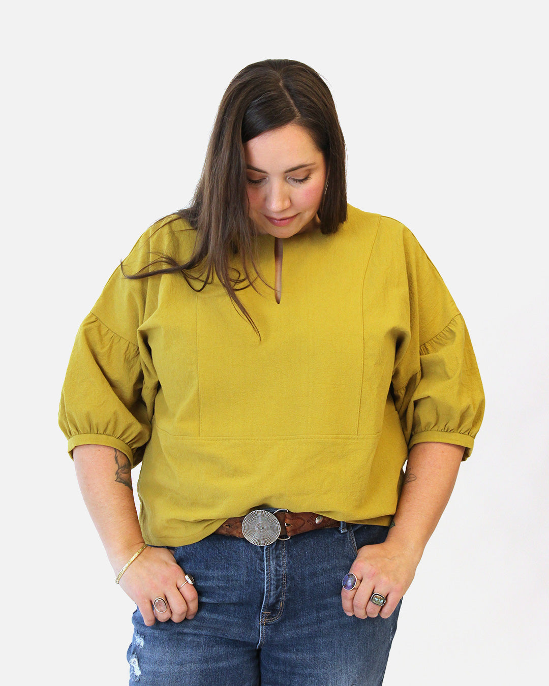Helen's Closet March Top and Dress – The Fold Line