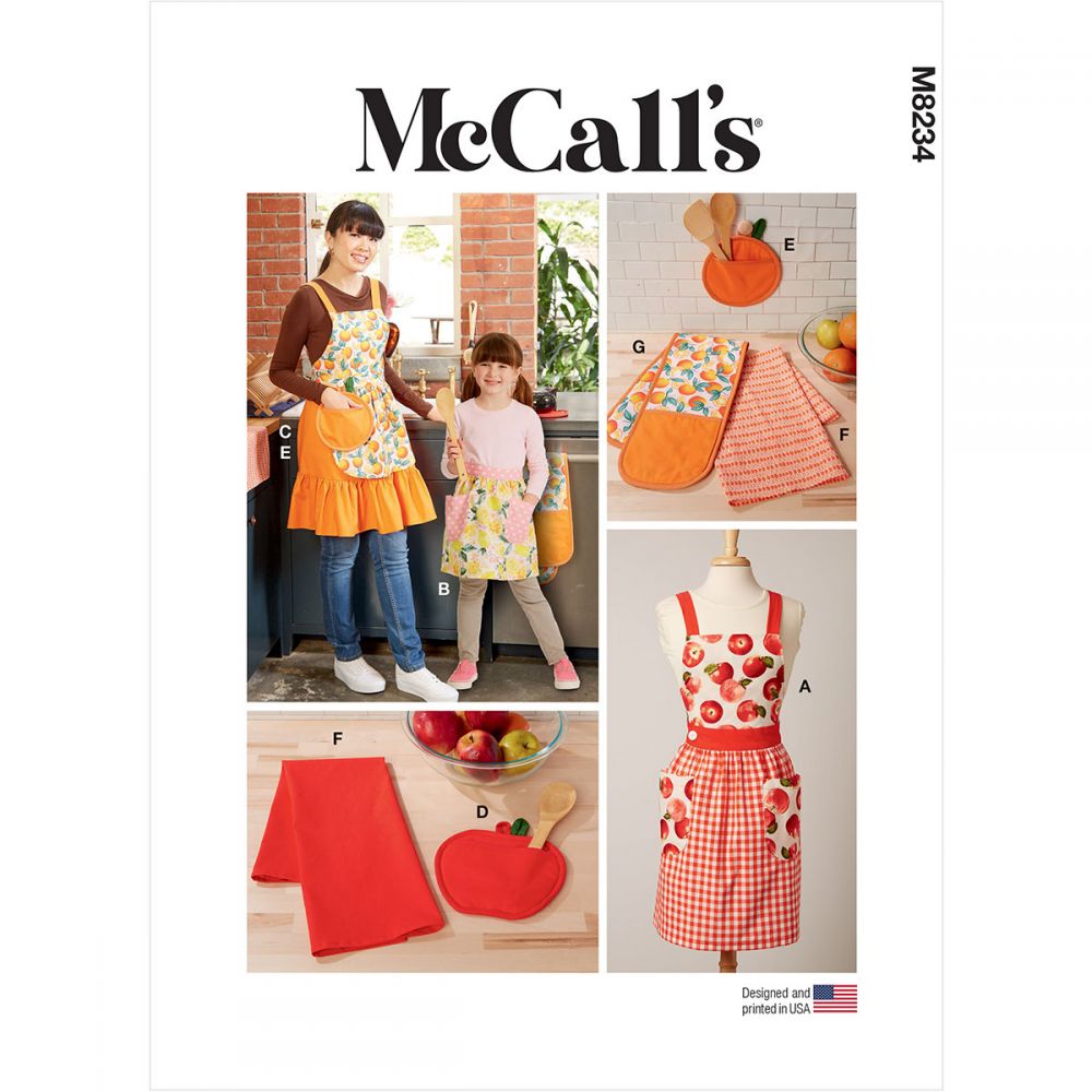 McCalls Women/Child Aprons M8234