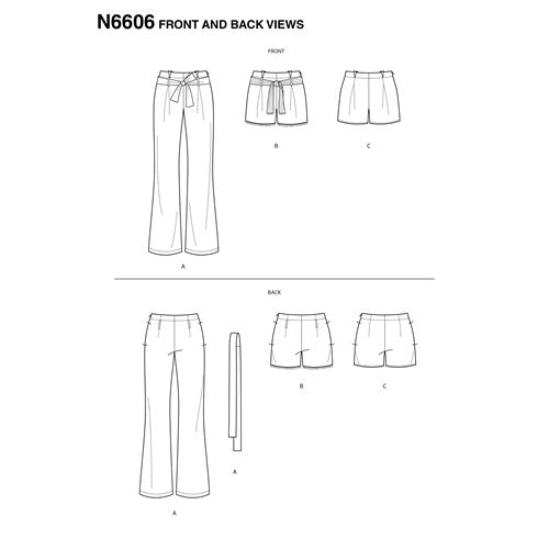 New Look Tousers and Shorts N6606