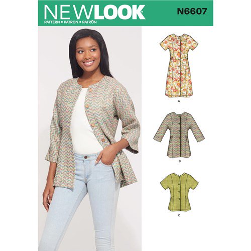 New Look Mini Dress, Jacket and Top N6607