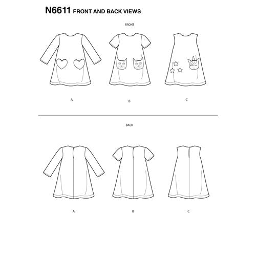 New Look Children's Dresses N6611