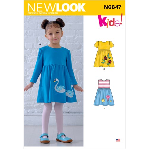 New Look Child/Baby Dresses N6647