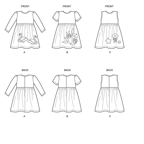 New Look Child/Baby Dresses N6647