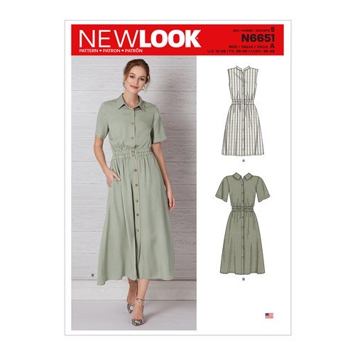 New Look Shirt Dress N6651