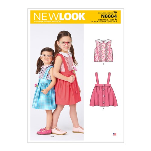 New Look Baby/Child Skirt and Top N6664