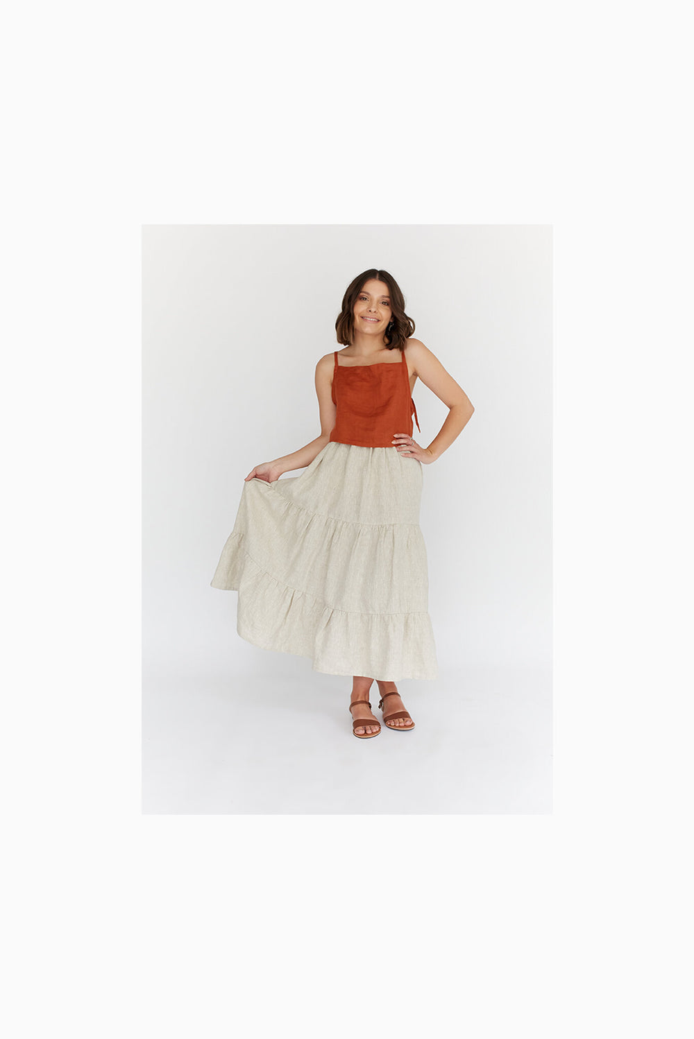 Common Stitch Fawn Skirt Set