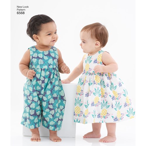 New Look Baby Dress, Romper and Jacket N6568