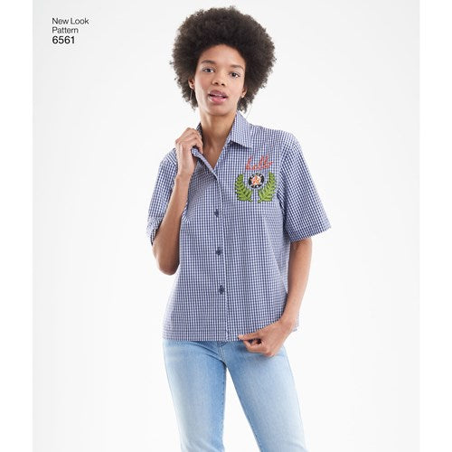 Patron New Look 6808 - t-shirt femme - Mondial Tissus Patron New Look 6808 - t-shirt femme - Mondial Tissus
