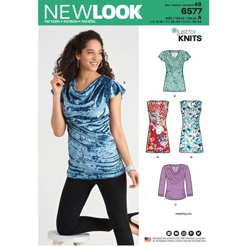 New Look Tops, Tunic or Dress N6577