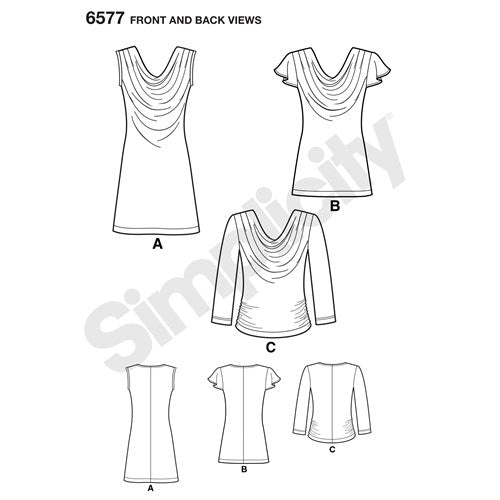 New Look Tops, Tunic or Dress N6577