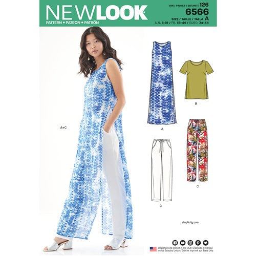 New Look Top, Tunic and Trousers N6566