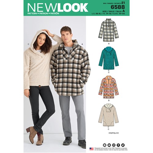 New Look Unisex Hoodie/Sweater N6588