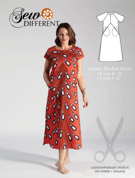 Sew Different Moon Pocket Maxi Dress