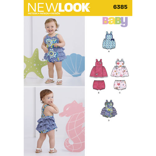 New Look Baby's Dress and Romper N6385