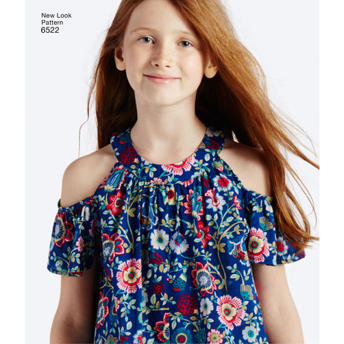 New Look Child/Teen Dresses and Tops N6522