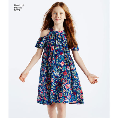 New Look Child/Teen Dresses and Tops N6522