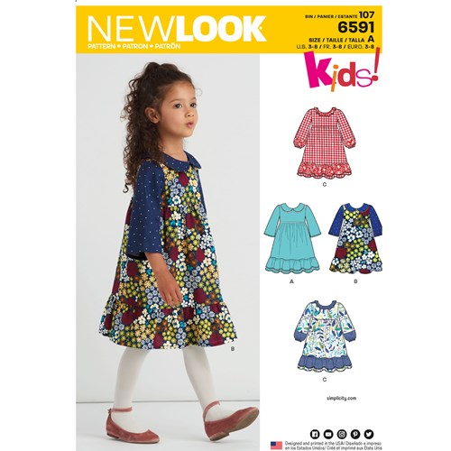 New Look Children's Dresses N6591