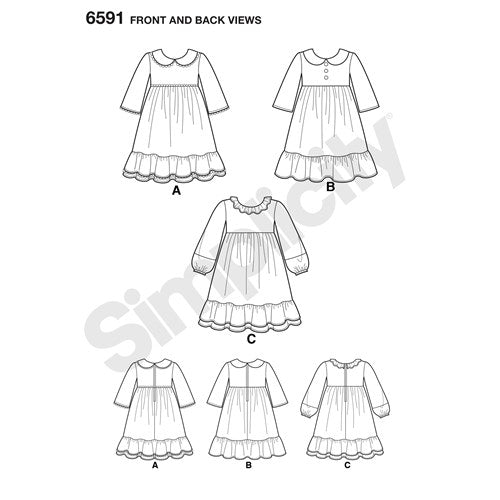 New Look Children's Dresses N6591