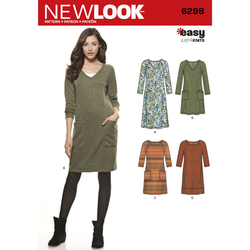 New Look Knit Dress N6298