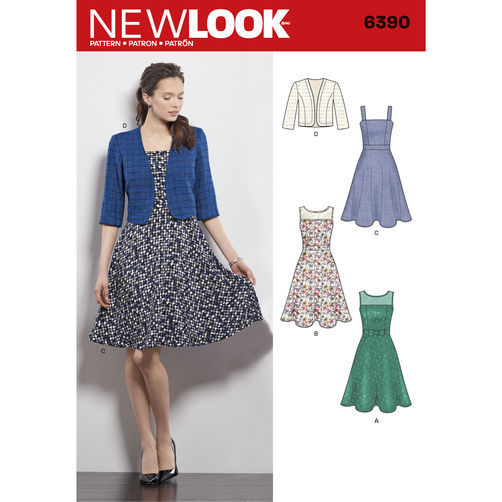 New Look Dress and Bolero N6390