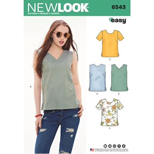 New Look Tops N6543