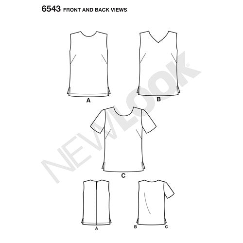 New Look Tops N6543