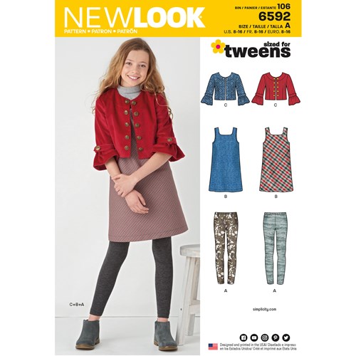 New Look Child/Teen Outfit N6592