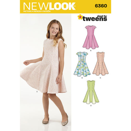 New Look Child/Teens Dresses N6360