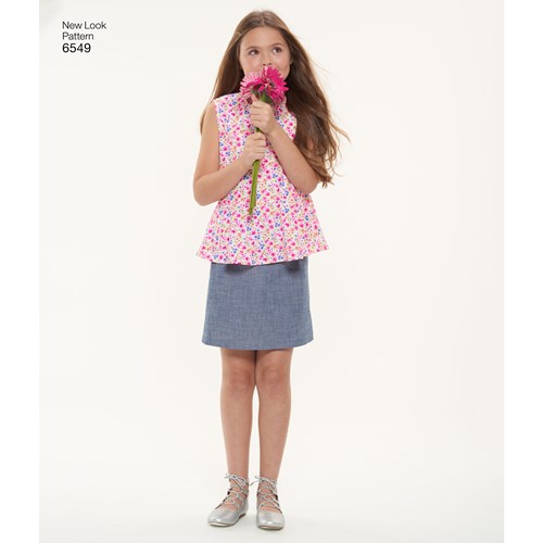 New Look Child Top, Skirt & Trousers N6549