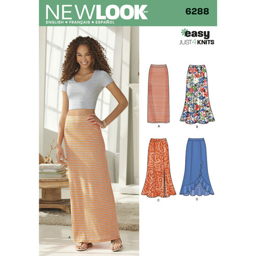 New Look Knit Skirts N6288