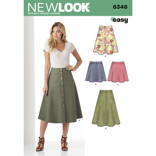 New Look Skirts N6346 – The Fold Line