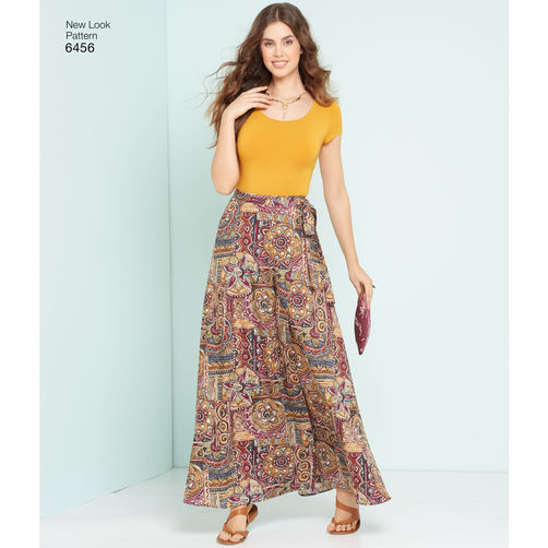 New Look Wrap Skirts N6456