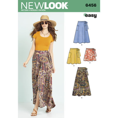 New Look Wrap Skirts N6456