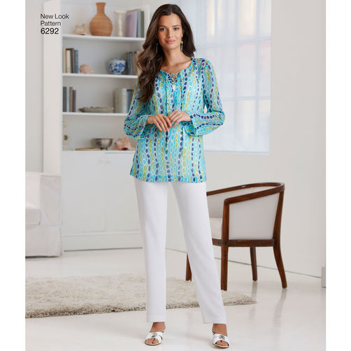 New Look Tunic, Top and Trousers N6292