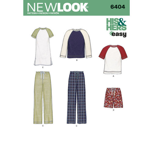 New Look Unisex Loungewear/Nightwear N6404