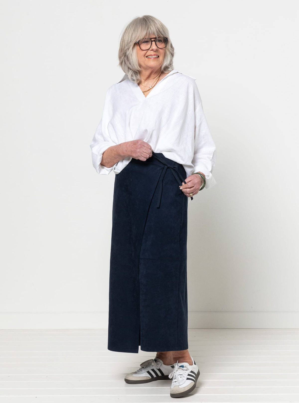 Style Arc Octavia Woven Wrap Skirt