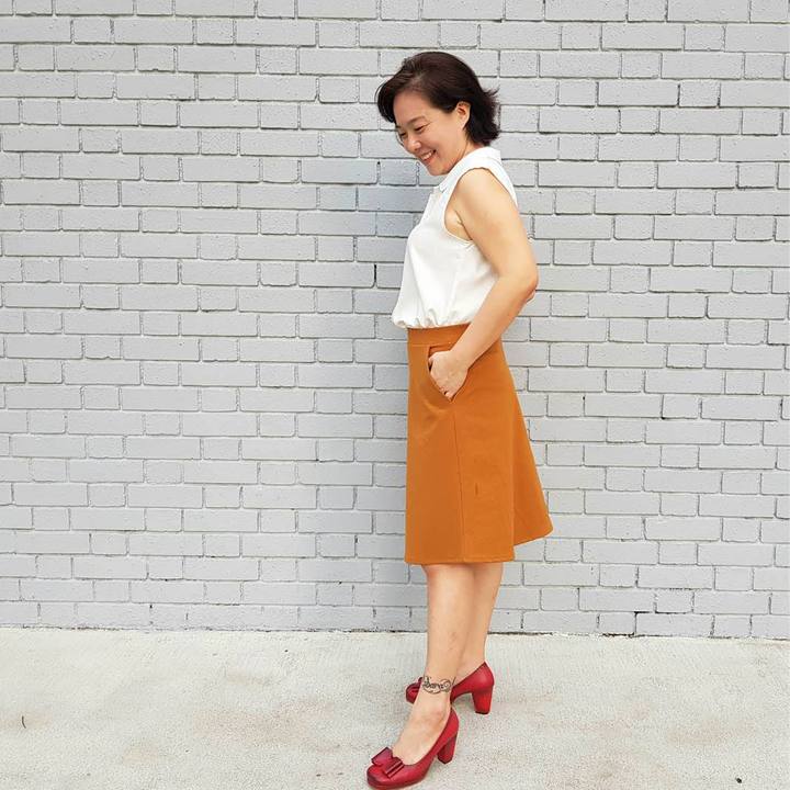 Wardrobe by Me Linea A-line Skirt The Fold Line Wardrobe by Me Linea A-line Skirt The Fold Line