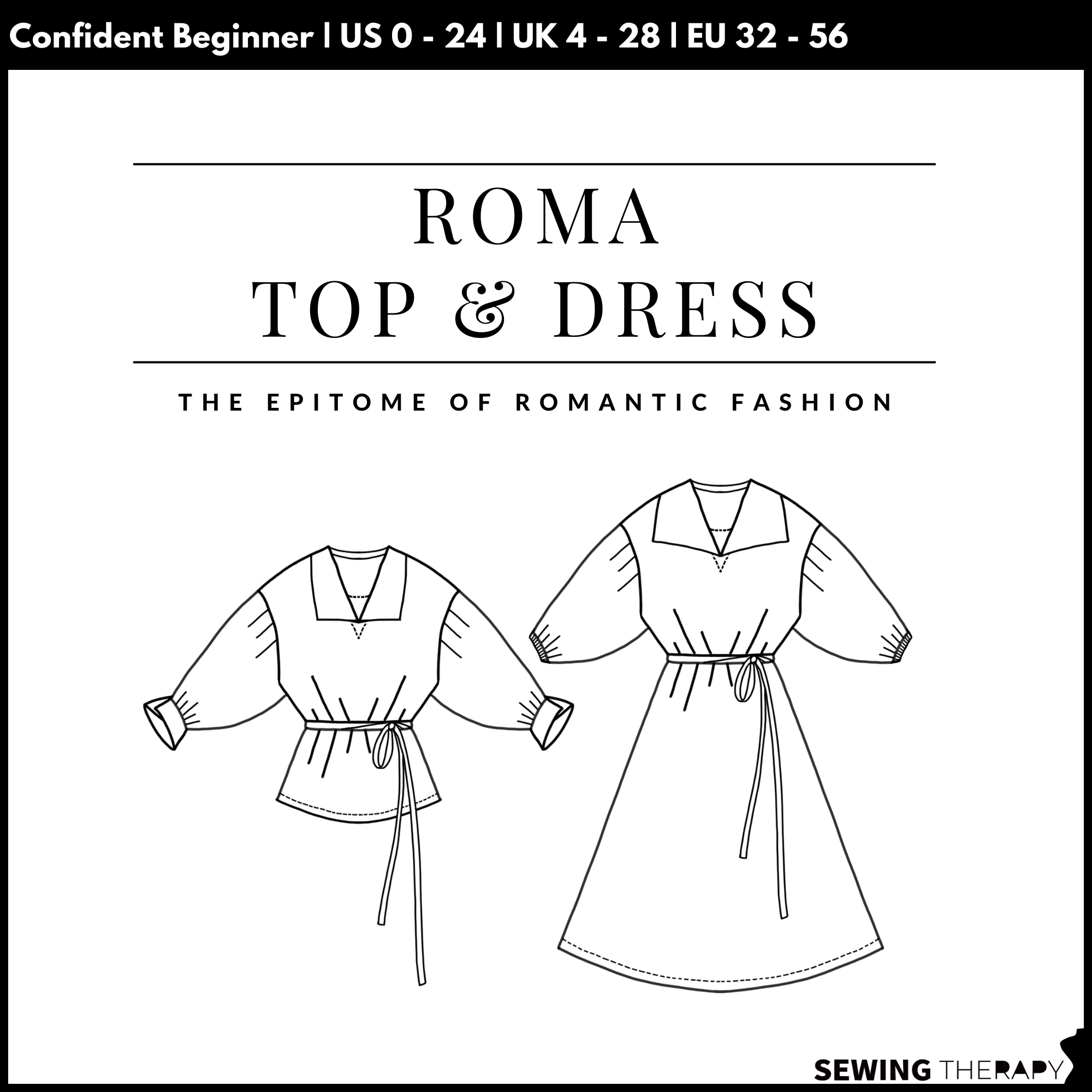 Sewing Therapy Roma Top and Dress
