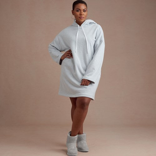 Simplicity Sweatshirt Mini Dresses S8947