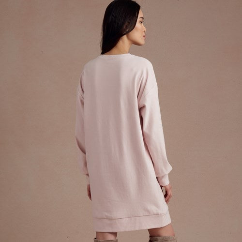 Simplicity Sweatshirt Mini Dresses S8947