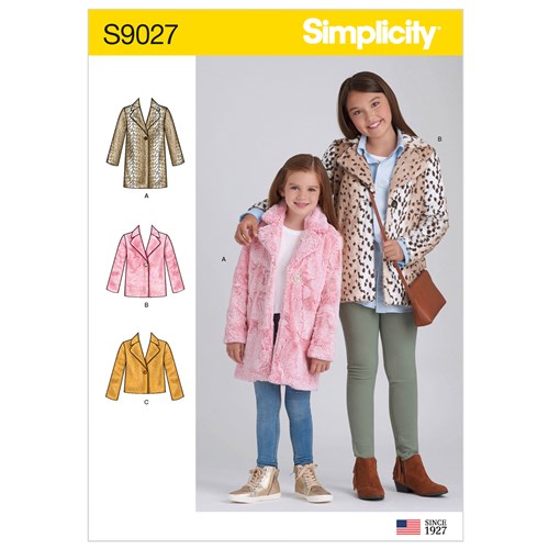 Simplicity Child/Girl/Teen Coats S9027