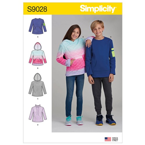 Simplicity Unisex Hoodie and Top S9028