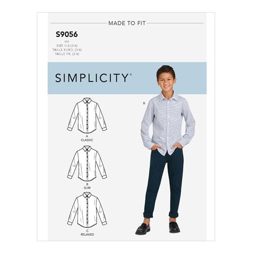 Simplicity Boys/Teens Shirts S9056