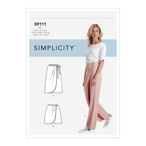 Simplicity Skirt, Shorts and Trousers S9111