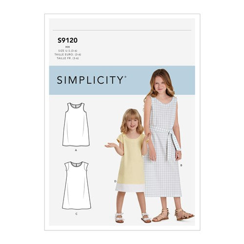 Simplicity Child/Teen Dresses S9120