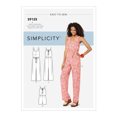 Simplicity Dress, Jumpsuit and Romper S9125